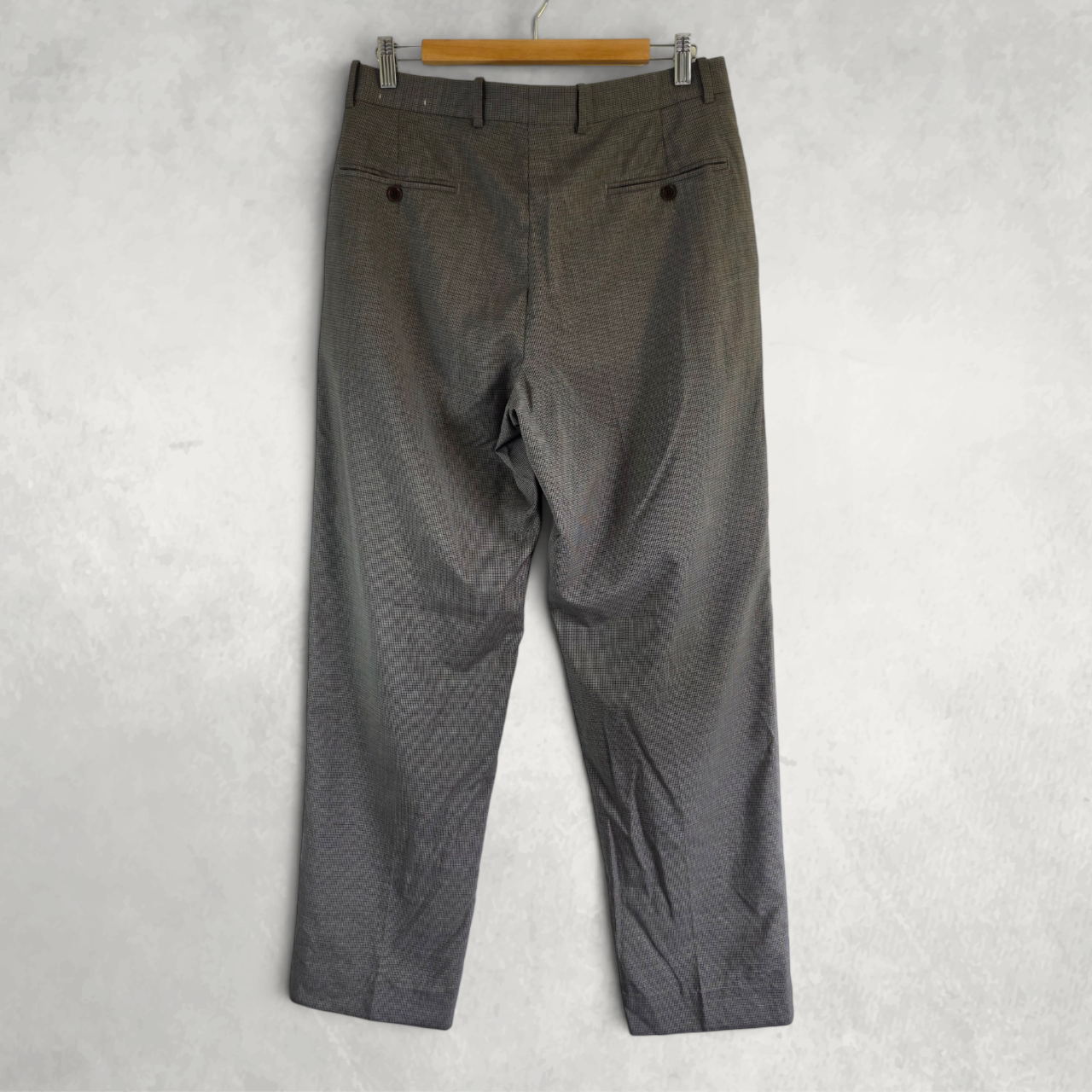 Tommy Hilfiger Dress Pants Mens W33 L32 Grey Tailored Smart Trousers Old Money