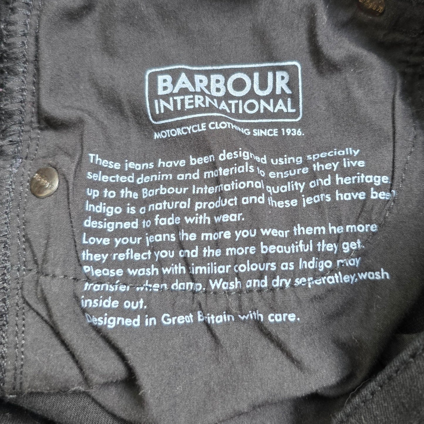 Barbour International Womens Black Superskinny High Waisted Jeans W30 L29