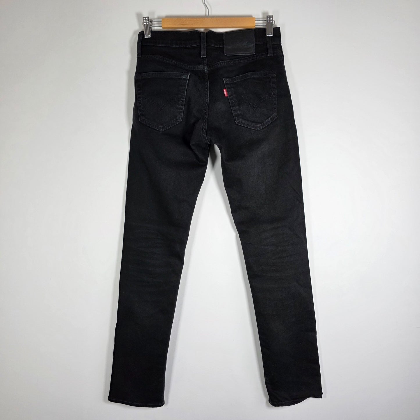 Levi’s 511 Slim Jeans Mens W29 L31 Black Stretch Denim Slim Fit