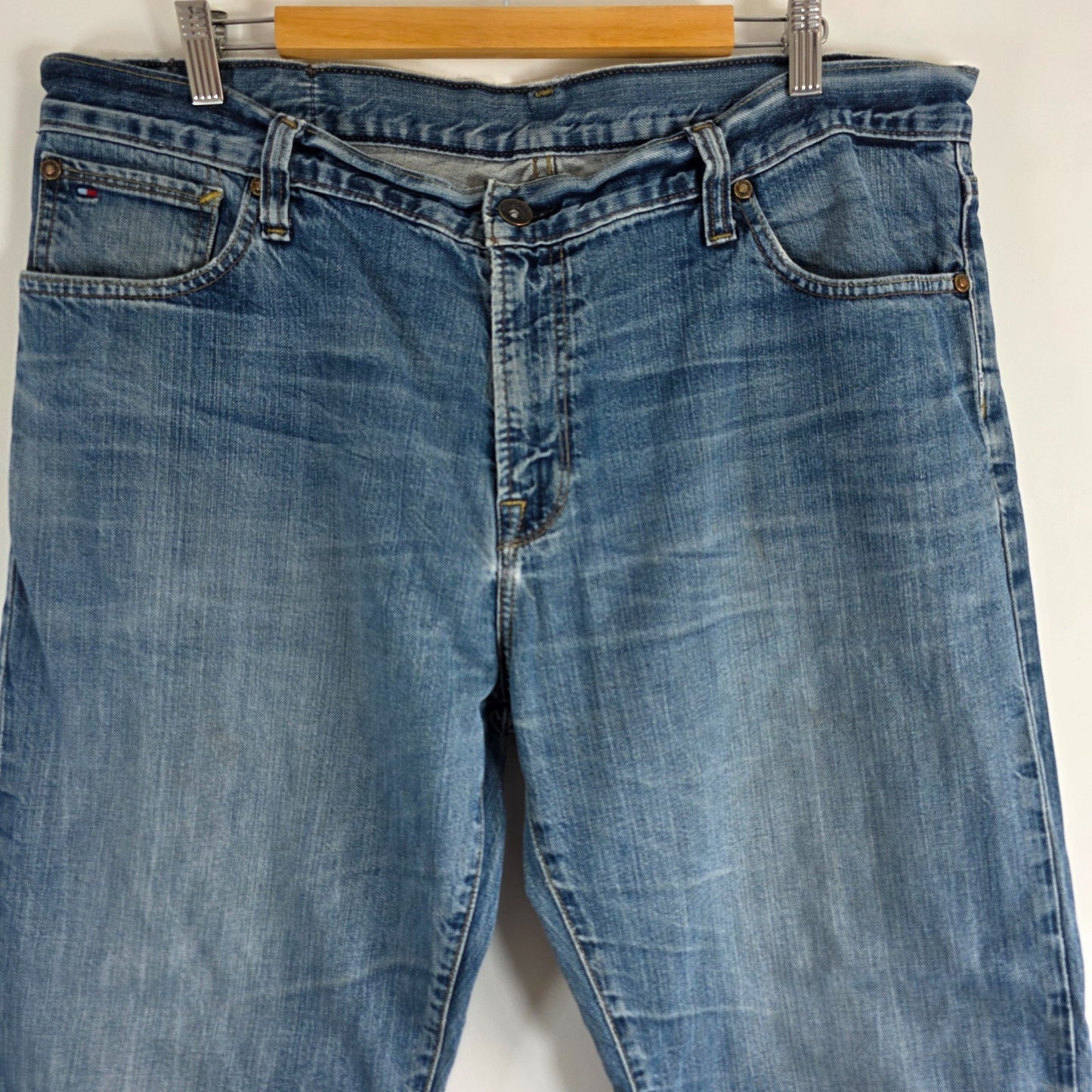 Tommy Hilfiger Jeans W38 L30 Blue Straight Fit Men's Denim Mexico