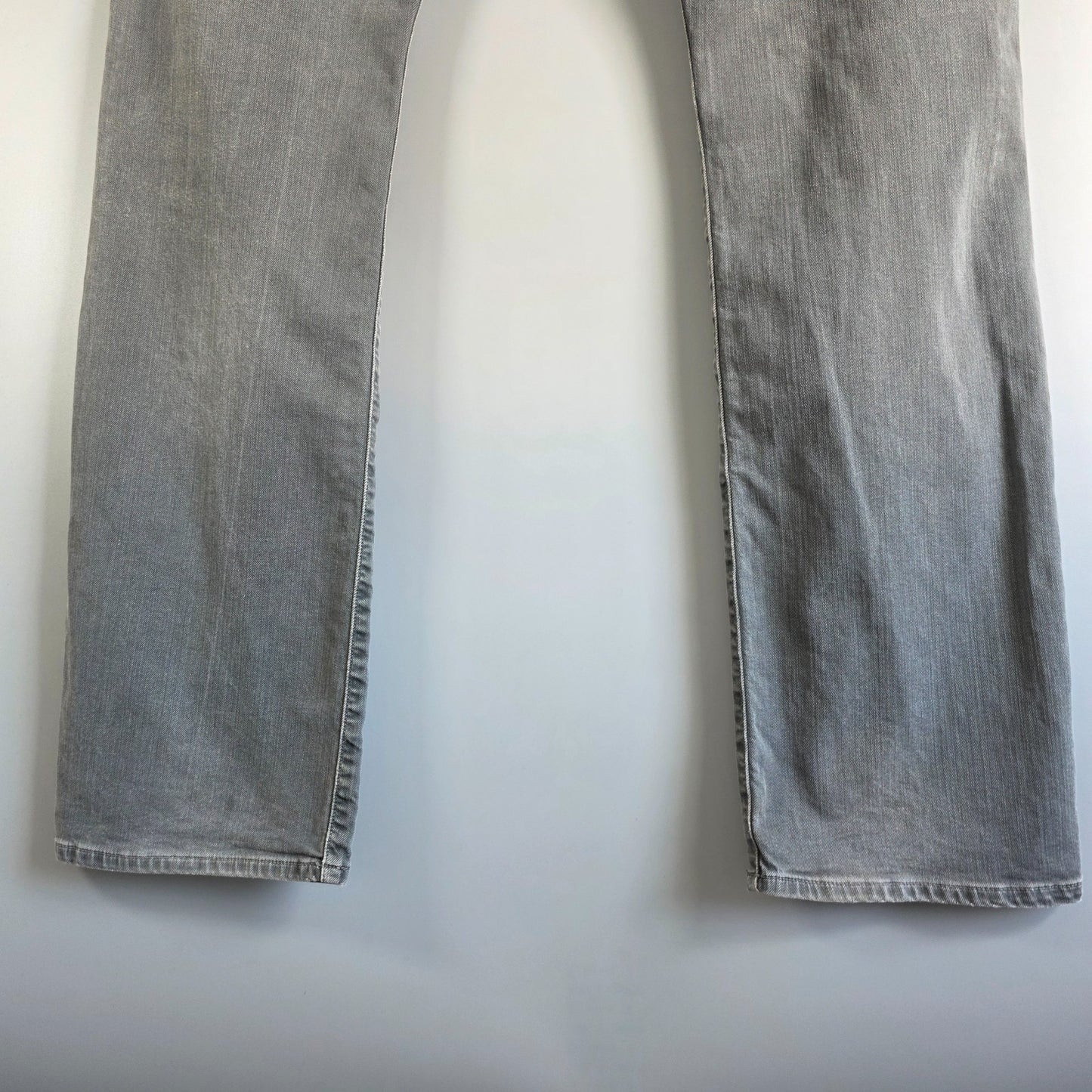Replay WAITOM Men’s Jeans W37 L33 Grey Straight Fit Stretch Denim