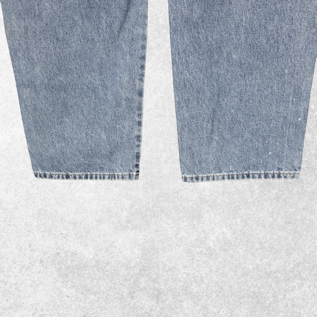 Wrangler Carpenter Jeans W40 L30 Relaxed Fit Blue Workwear Denim Men’s