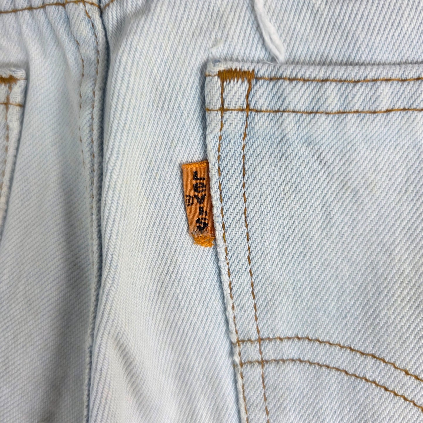 Levi’s Vintage Orange Tab Jeans W28 L31 Light Blue Straight Leg Belgium