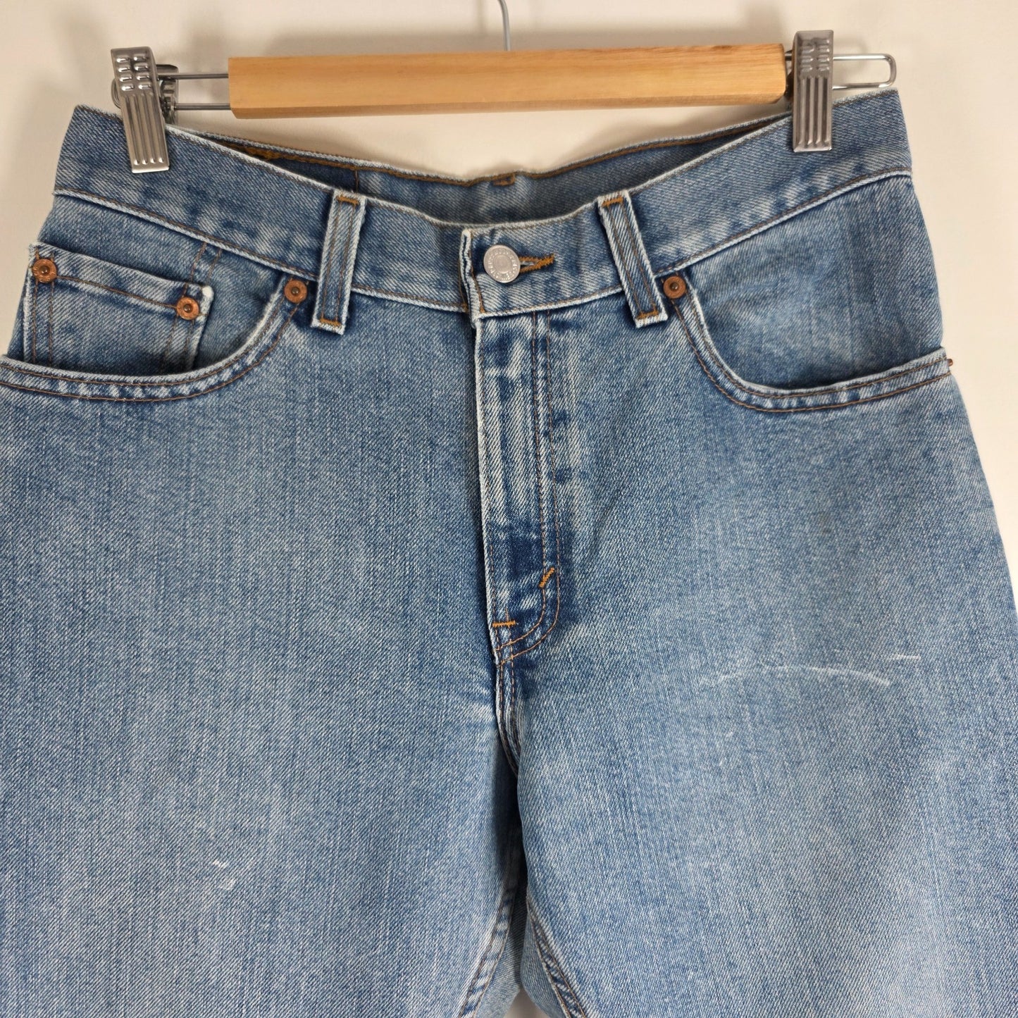 Levi’s 555 Jeans Women’s Juniors 9 W28 L32 Blue Relaxed Fit Vintage USA Denim