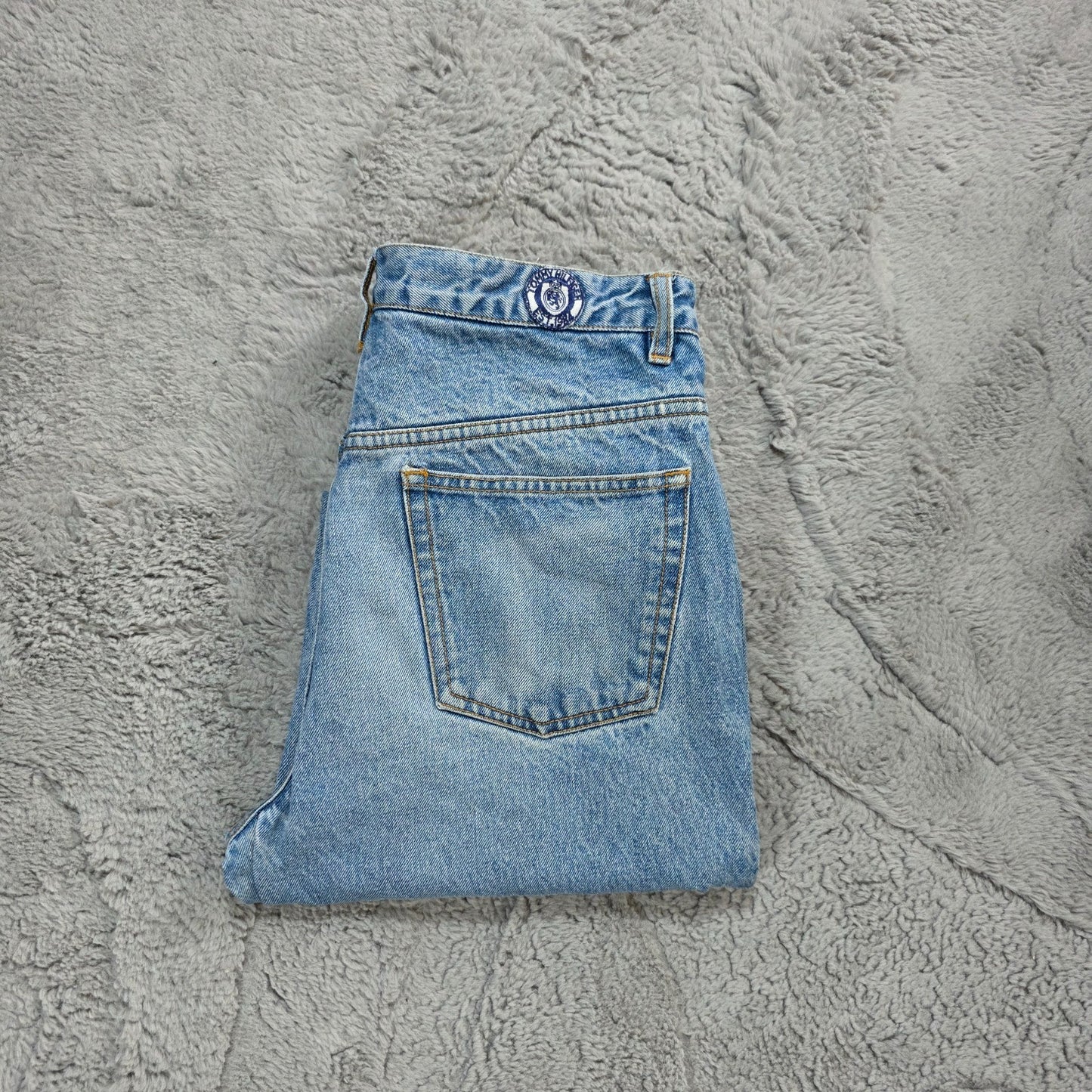 Tommy Hilfiger Vintage Y2K Blue Denim Jeans W32 L34 Made in Macau 100% Cotton