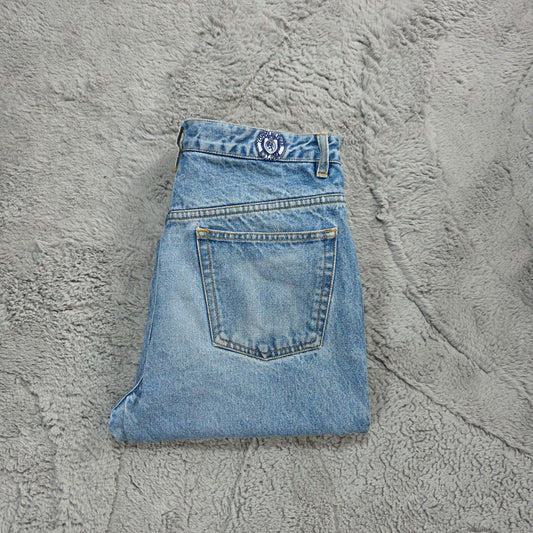 Tommy Hilfiger Vintage Y2K Blue Denim Jeans W32 L34 Made in Macau 100% Cotton