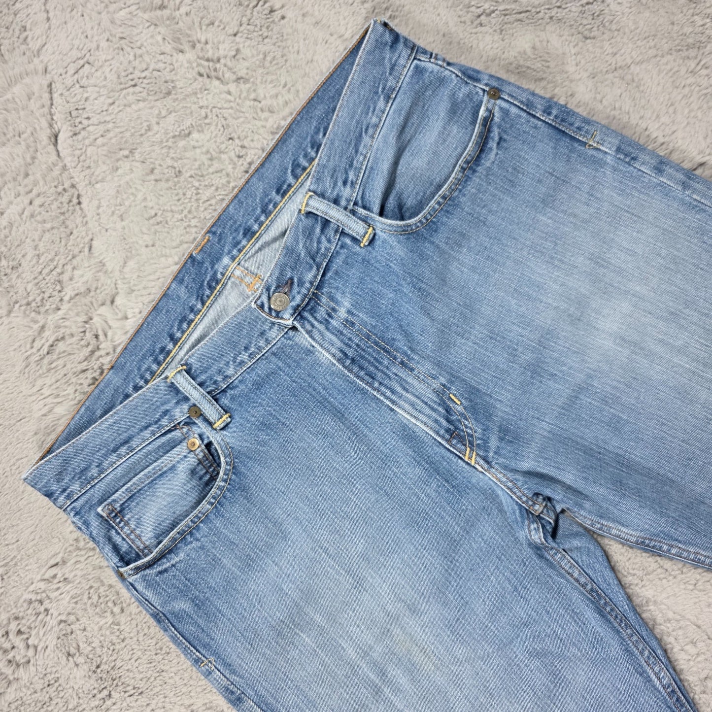 Polo Ralph Lauren 867 Classic Blue Jeans W36 L34 Made in Mexico