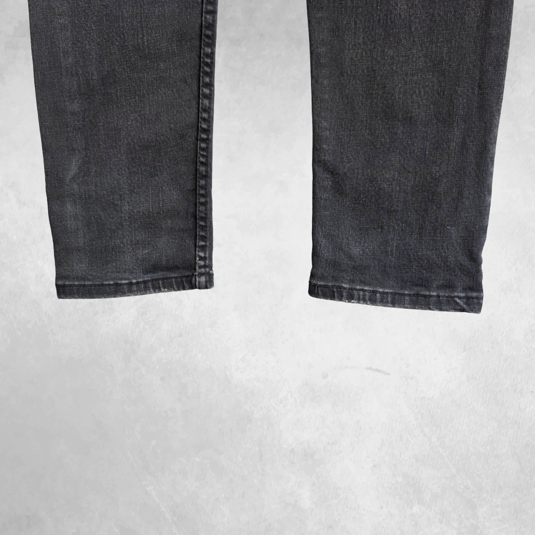 Levi’s 512 Slim Taper Jeans W31 L30 Black Stretch Denim Modern Minimal Men’s