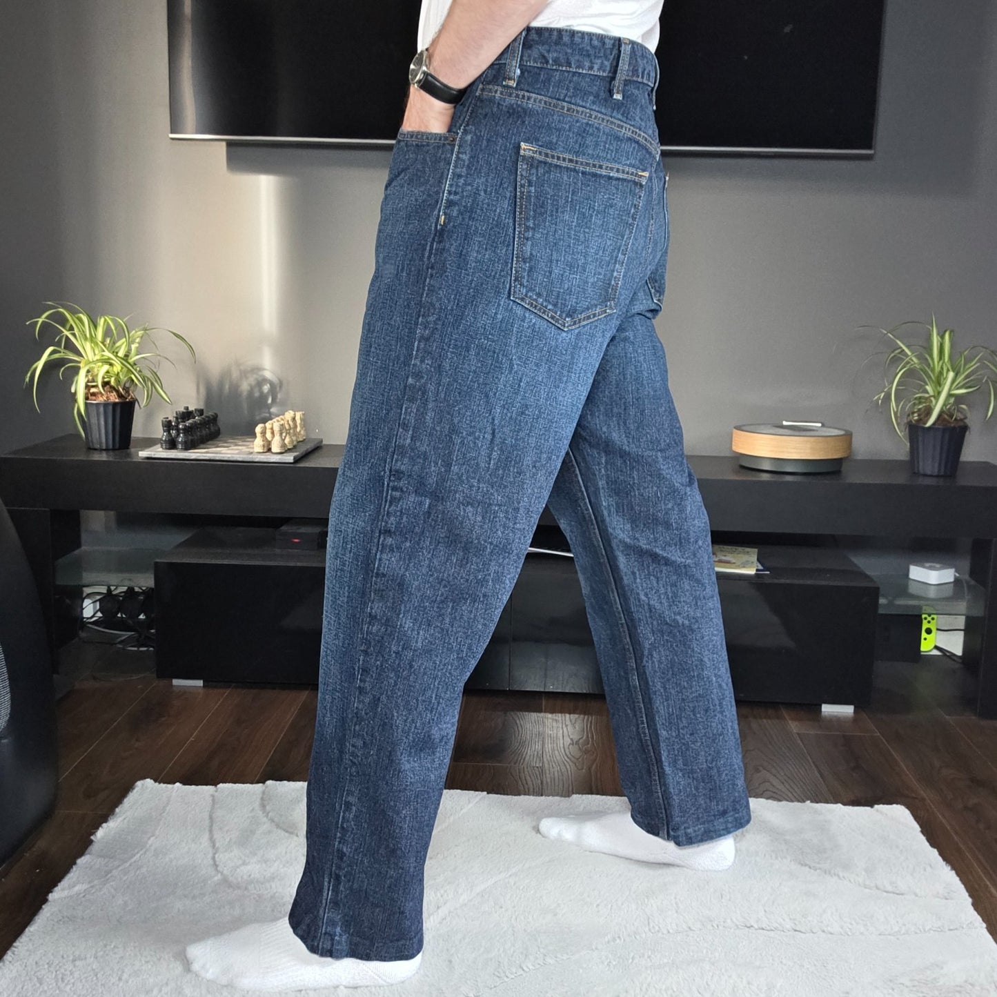 Tommy Hilfiger Classic Straight Leg Blue Jeans Men’s W38 L30 Mexico 100% Cotton