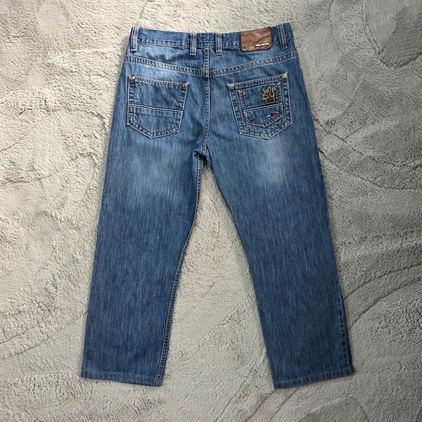 Vintage Y2K Tommy Hilfiger 4416 Jeans W33 Blue Straight Leg Men’s Hilfiger Denim