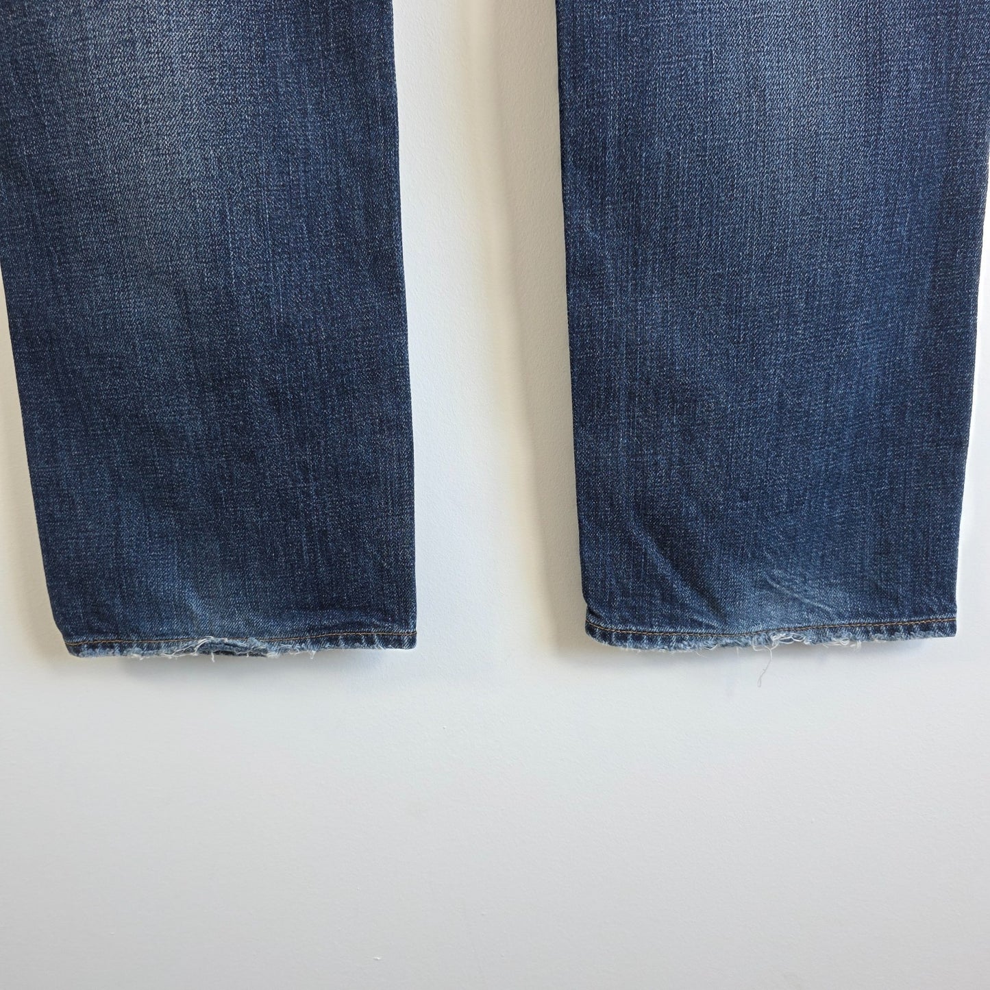 Tommy Hilfiger Hudson Slim Fit Jeans W34 L34 Blue Button Fly Men's Denim