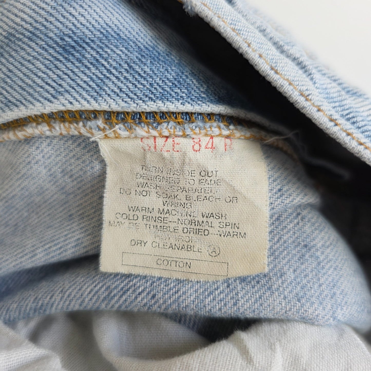 Vintage Levi’s 341 Jeans W32 L32 Distressed Blue Made in Australia 90s Grunge