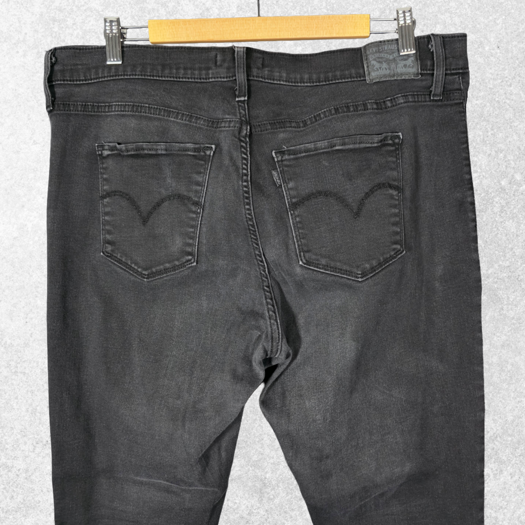 Levi’s 311 Shaping Skinny Jeans W36 L29 Washed Black Women’s (W34 L30 Tag)