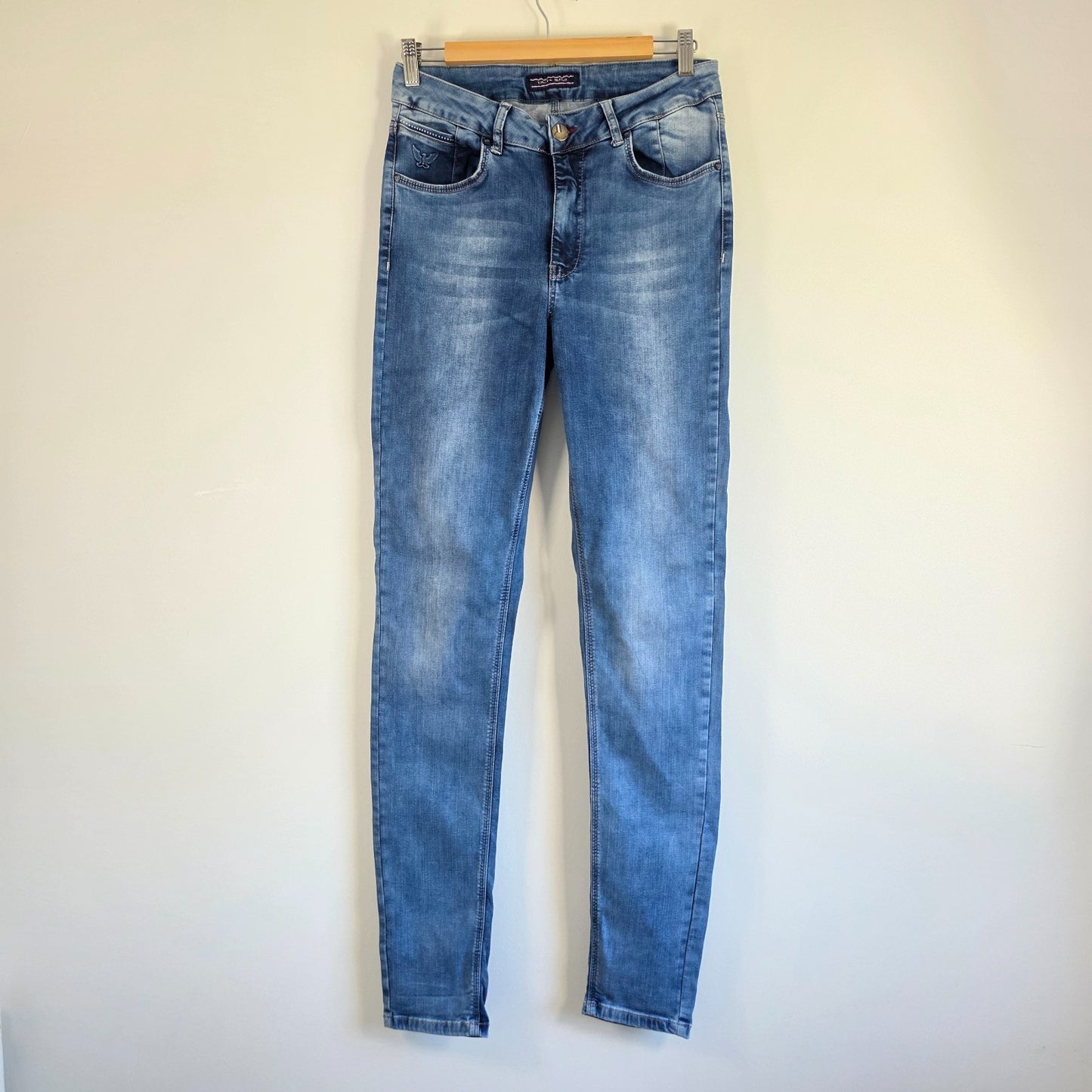 Tommy Hilfiger 0328 Skinny Jeans W30 (W33 Tag) L33 Blue Y2K Women’s