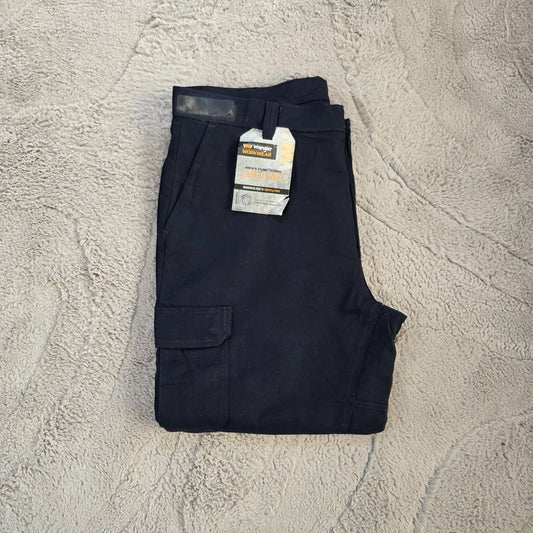 Wrangler Workwear Cargo Pants W40 L26 Blue Straight Leg BNWT Mexico Men’s