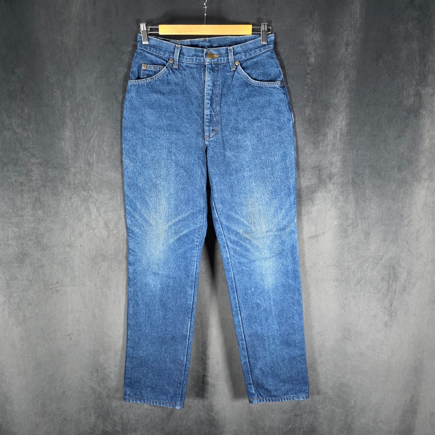 Vintage L.L.Bean Women’s Jeans Size 10 Blue Tartan Lined USA Made Denim