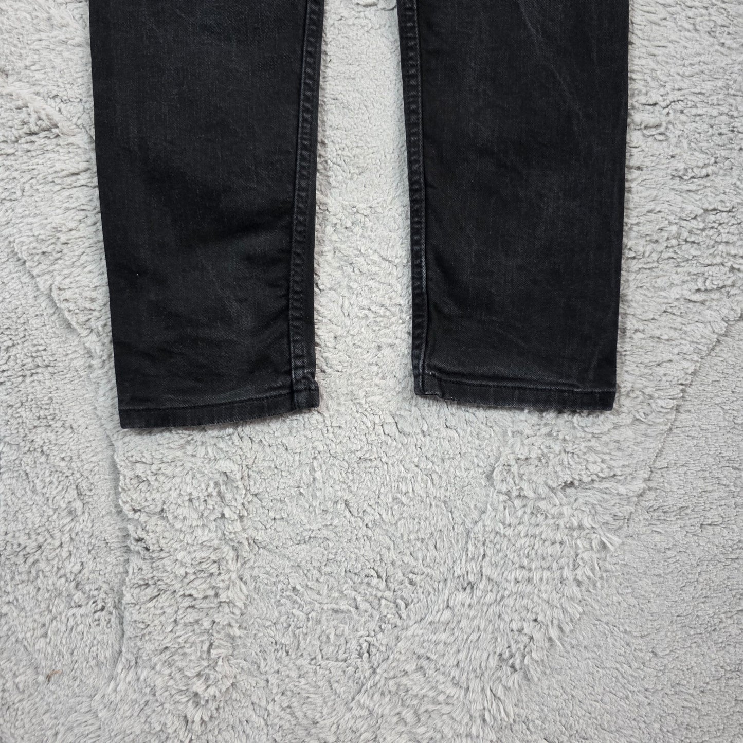 Levi’s 512 Slim Taper Jeans Women’s W30 Black Stretch Denim