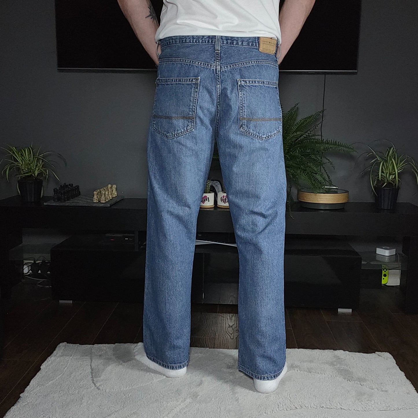 Tommy Hilfiger Classic Fit Blue Jeans W36 L30 Men’s Straight Leg Denim