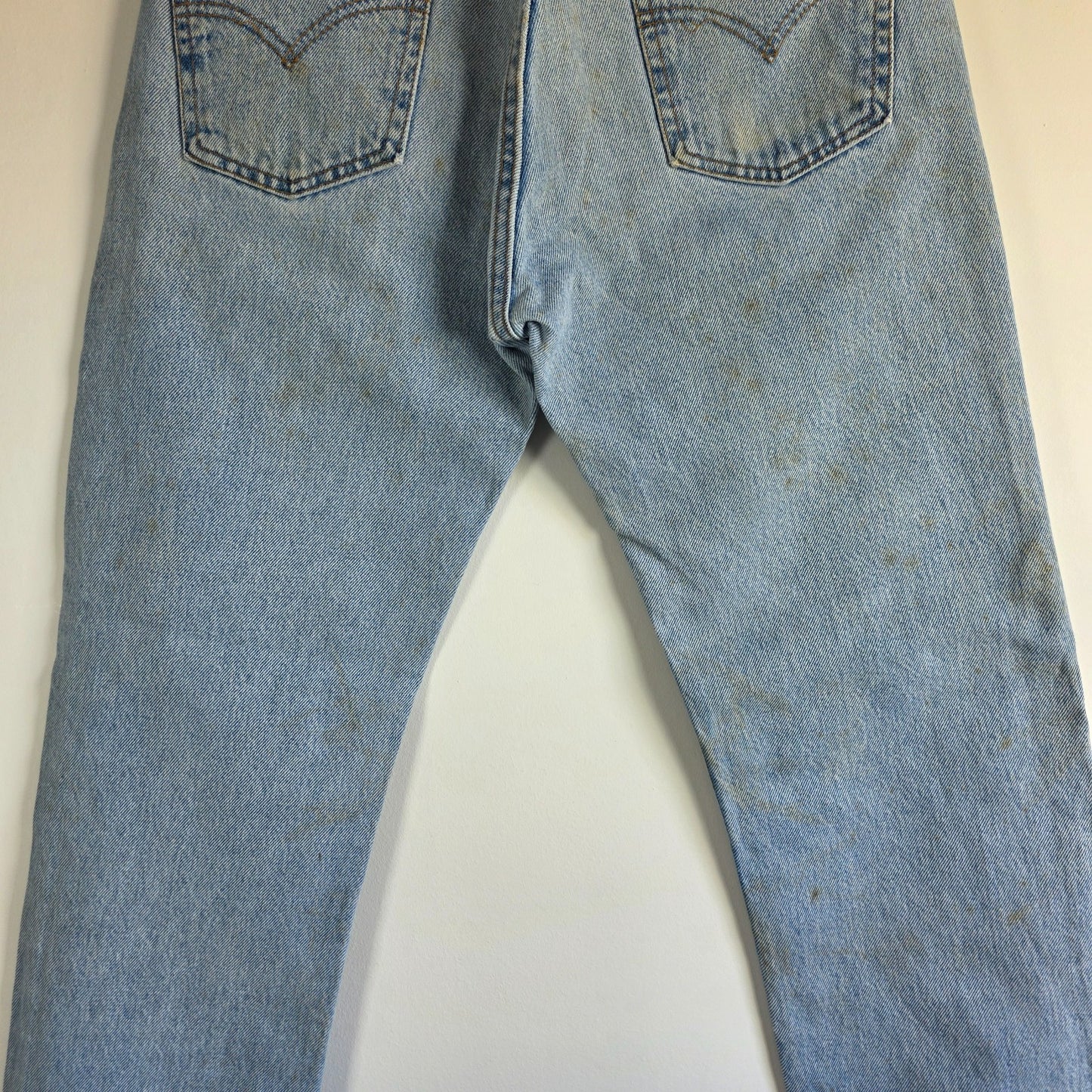 Vintage Levi’s 505 Orange Tab Jeans W29 L29 Blue USA Made Straight Leg Y2K 90s