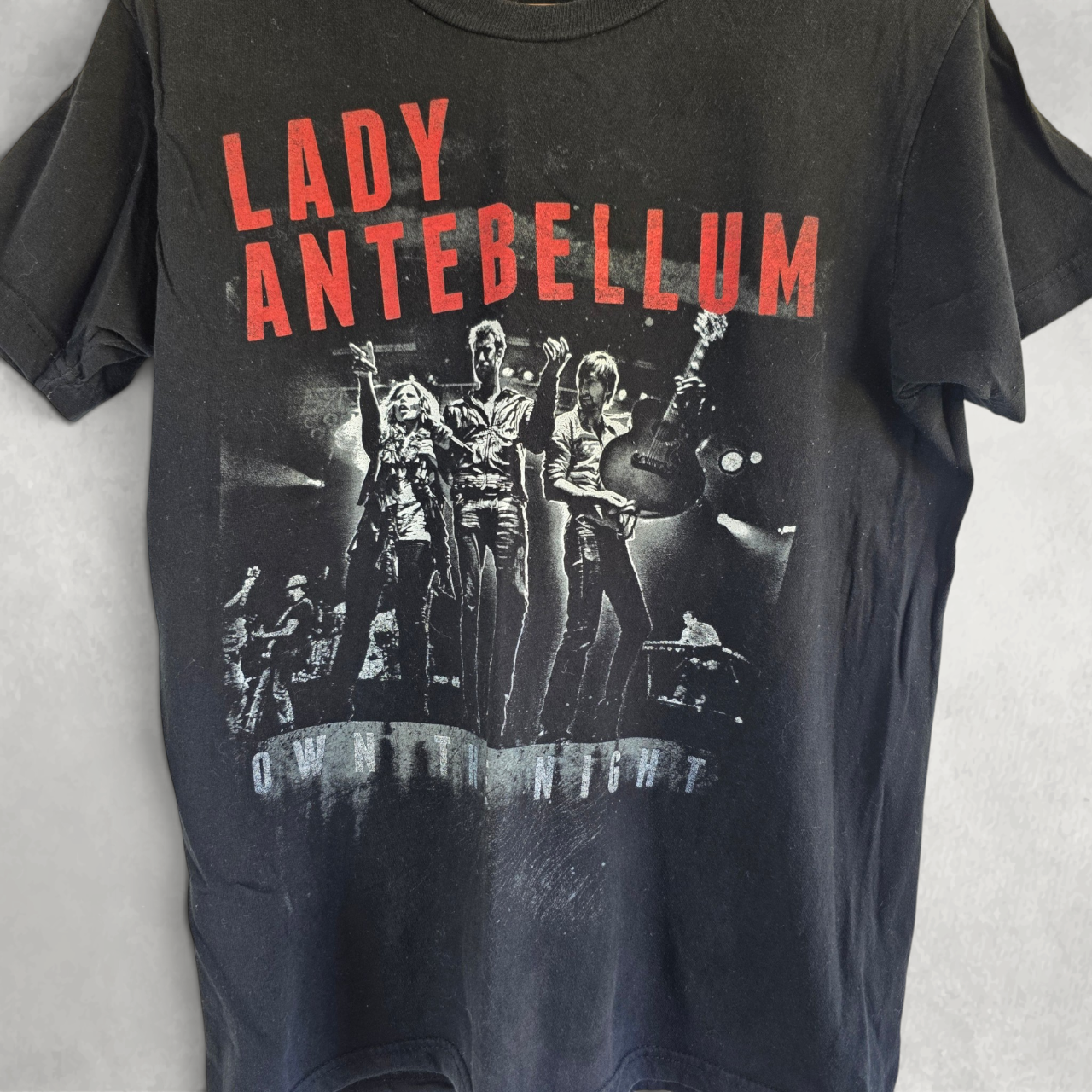 Lady Antebellum Own The Night 2011 Tour T Shirt Black Small Band Tee