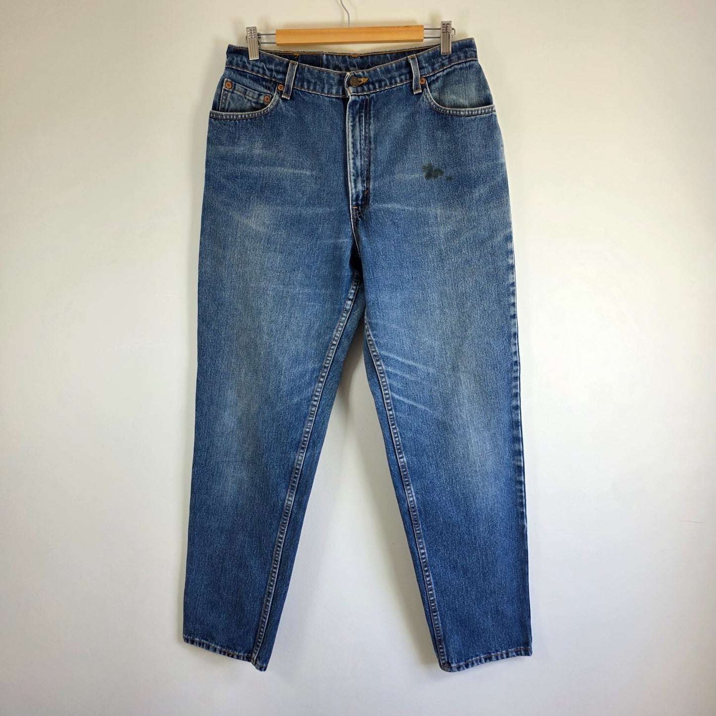 Levi’s 550 Jeans Women’s W32 L30 Blue Relaxed Fit USA Made Vintage Denim
