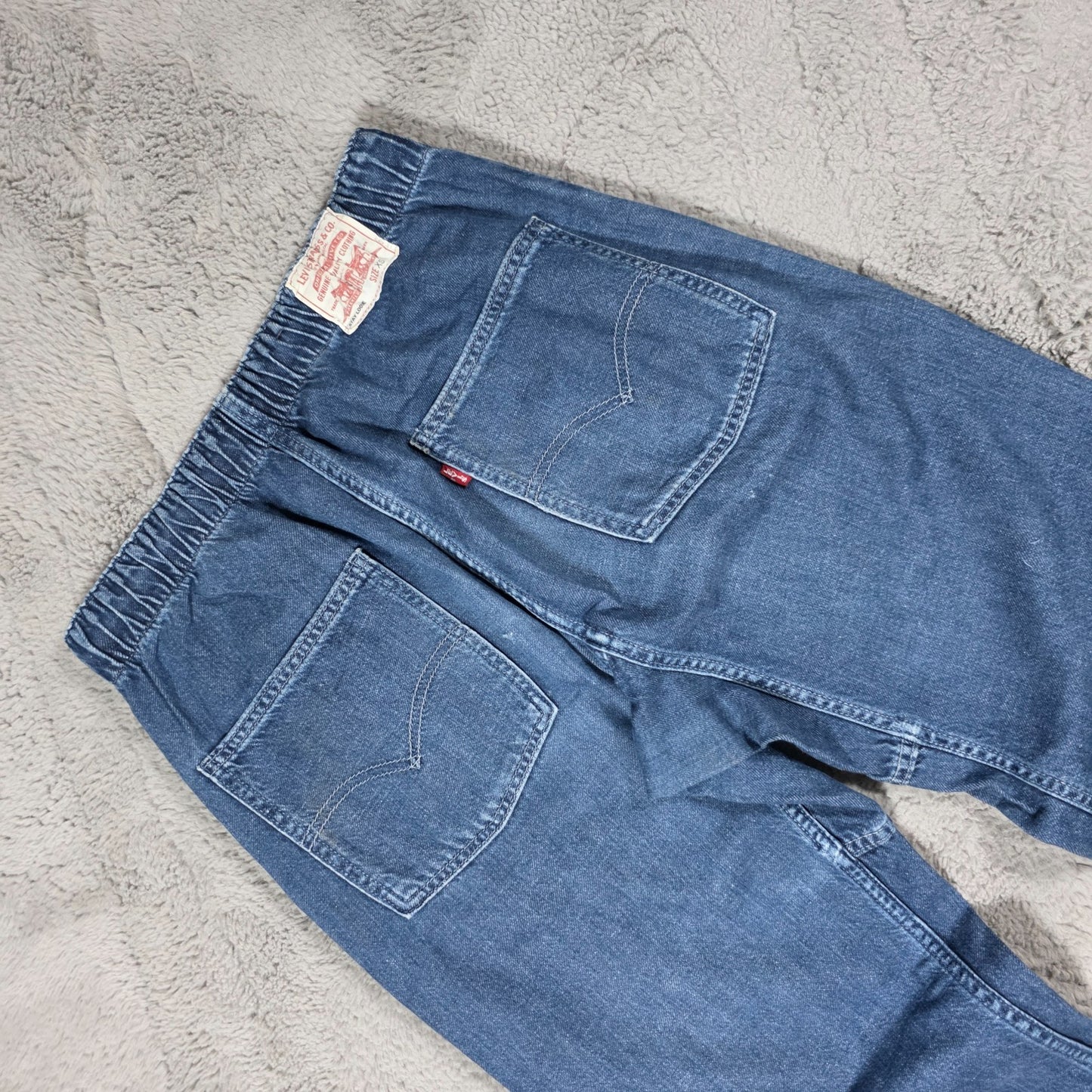 Levi’s Stay Loose Denim Joggers Men’s XS Blue Elasticated Waist