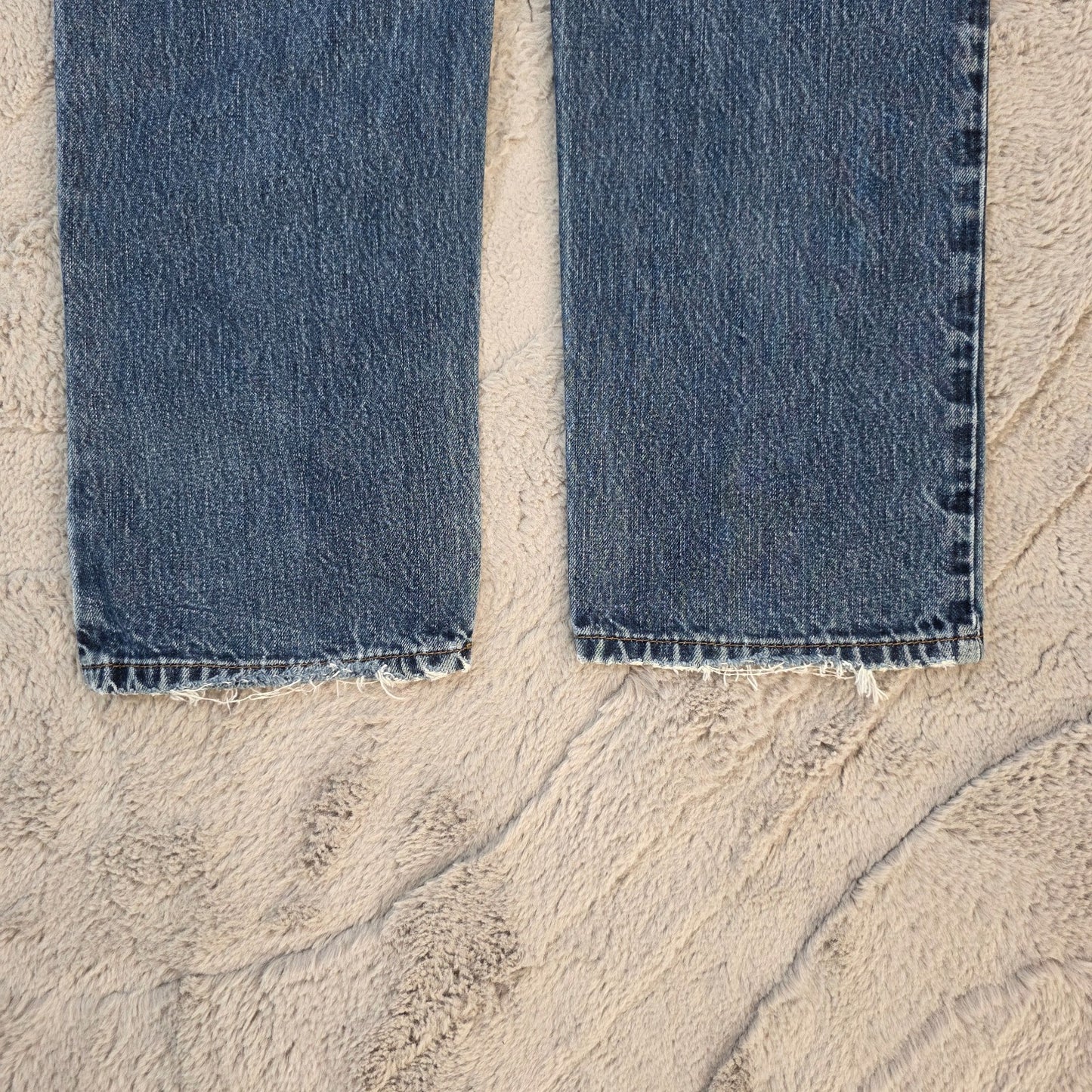 Tommy Hilfiger Straight Leg Jeans W35 L30 Blue Denim Made in Mexico