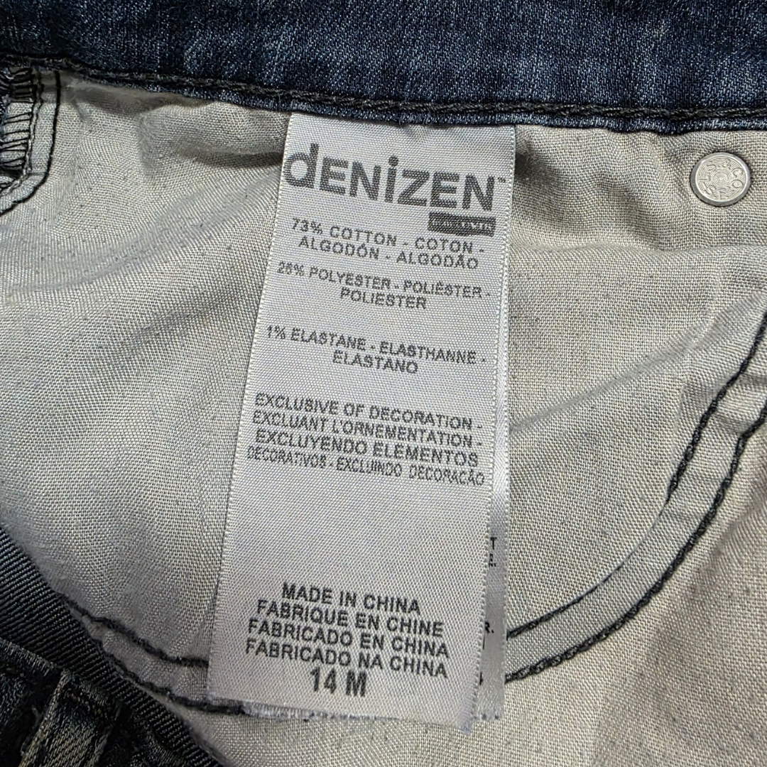 Denizen Levi’s Bootcut Jeans W34 L30 Women’s Blue Y2K Low Rise Stretch Denim