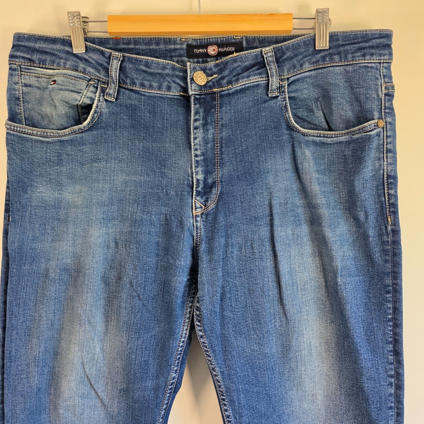 Tommy Hilfiger Arlington Jeans W39 L33 (Tag W40 L32) Blue Straight Fit Men's Den