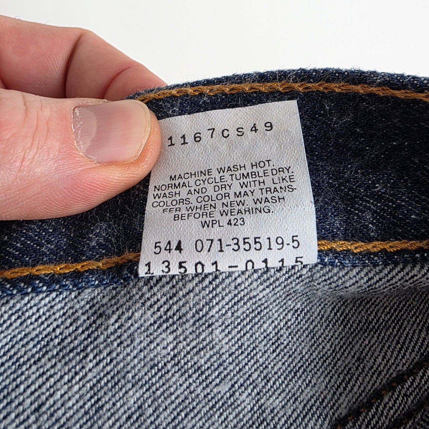 Levi’s 501 Jeans Women’s W24 L31 Blue USA Made Straight Leg Vintage Distressed