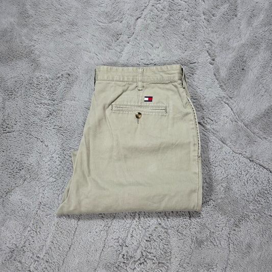 Tommy Hilfiger Beige Chino Trousers W36 L32 100% Cotton Sri Lanka Smart Casual