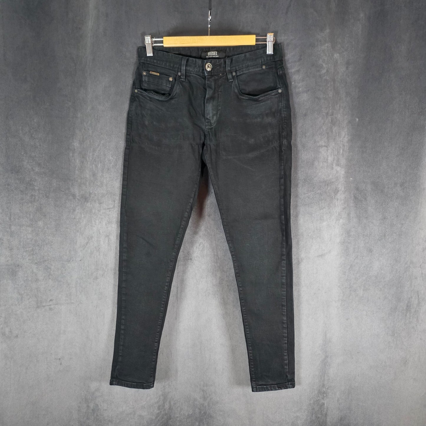 Diesel Men’s Skinny Fit Black Jeans W29 L28.5 Stretch