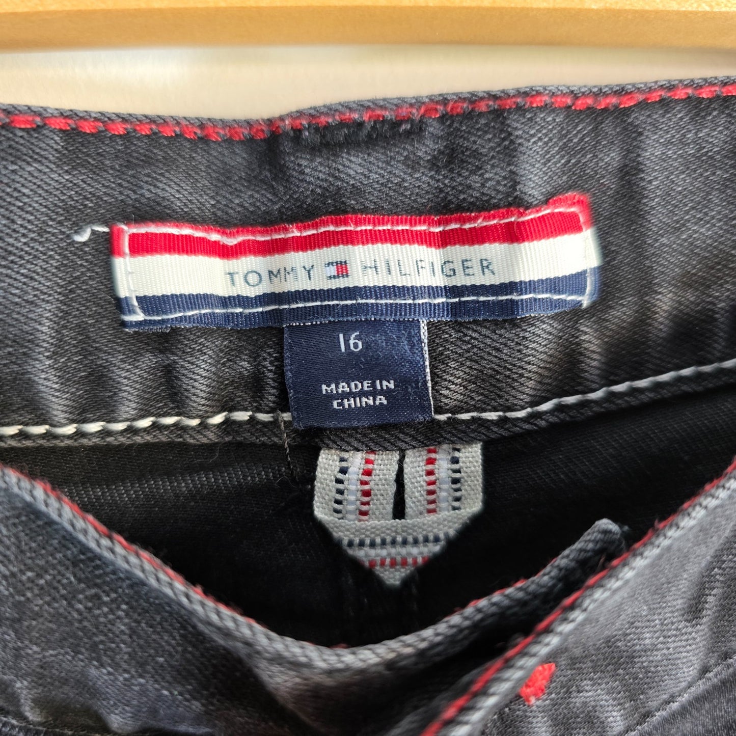 Tommy Hilfiger Rebel Skinny Jeans W28 L28 Women’s Black Stretch Denim