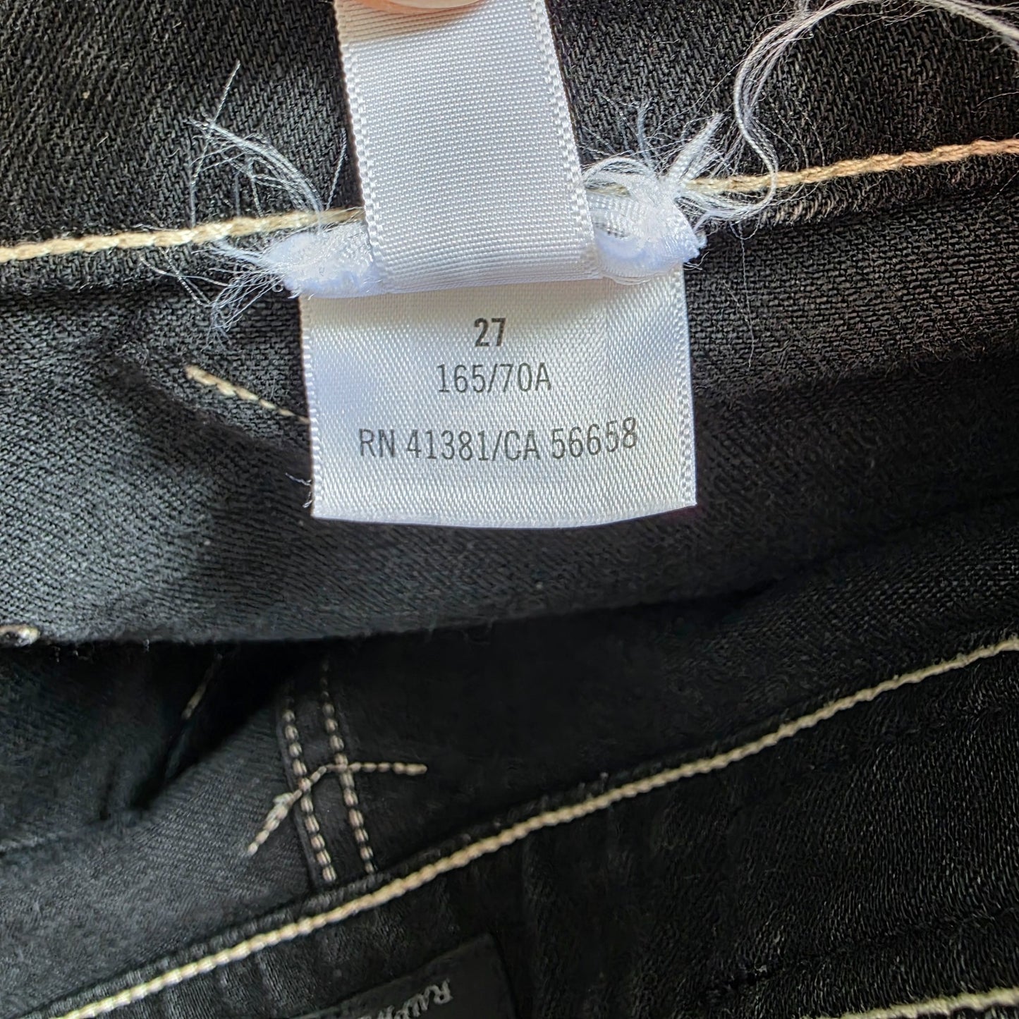 Polo Ralph Lauren Floral Pocket Bootcut Jeans W27 L30 Black Stretch Denim Y2K