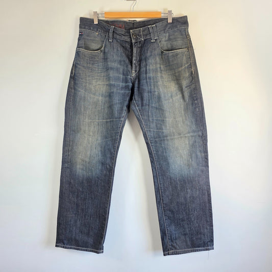 Tommy Hilfiger Rogar Wisconsin Clean Jeans W36 L30 Blue Straight Fit Men's Denim