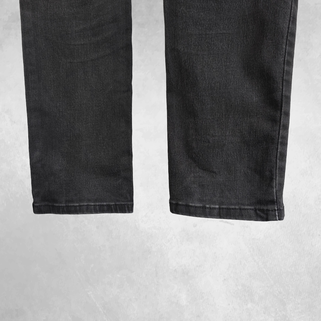 Levi’s 511 Slim Jeans Men’s W30 L29 Black Washed Denim Stretch Modern Fit