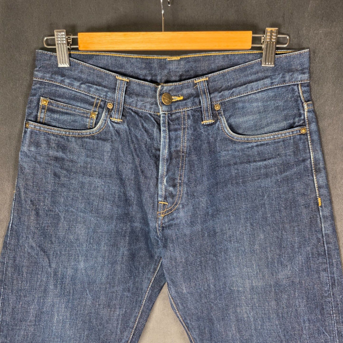 Carhartt WIP Oakland Pant Men’s W30 L31 Blue Straight Leg Denim