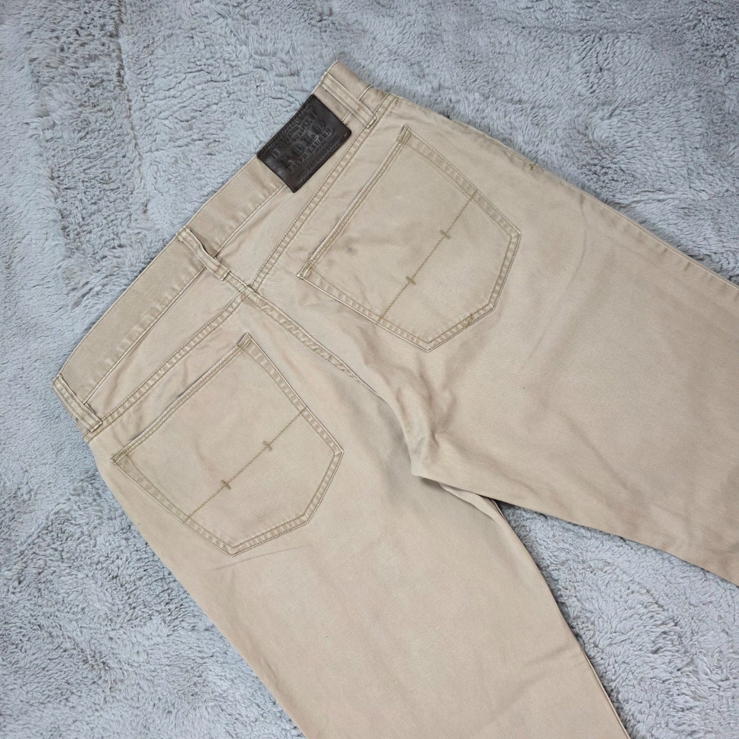 Polo Ralph Lauren 650 Straight Leg Chino Jeans – Beige – W33 L32