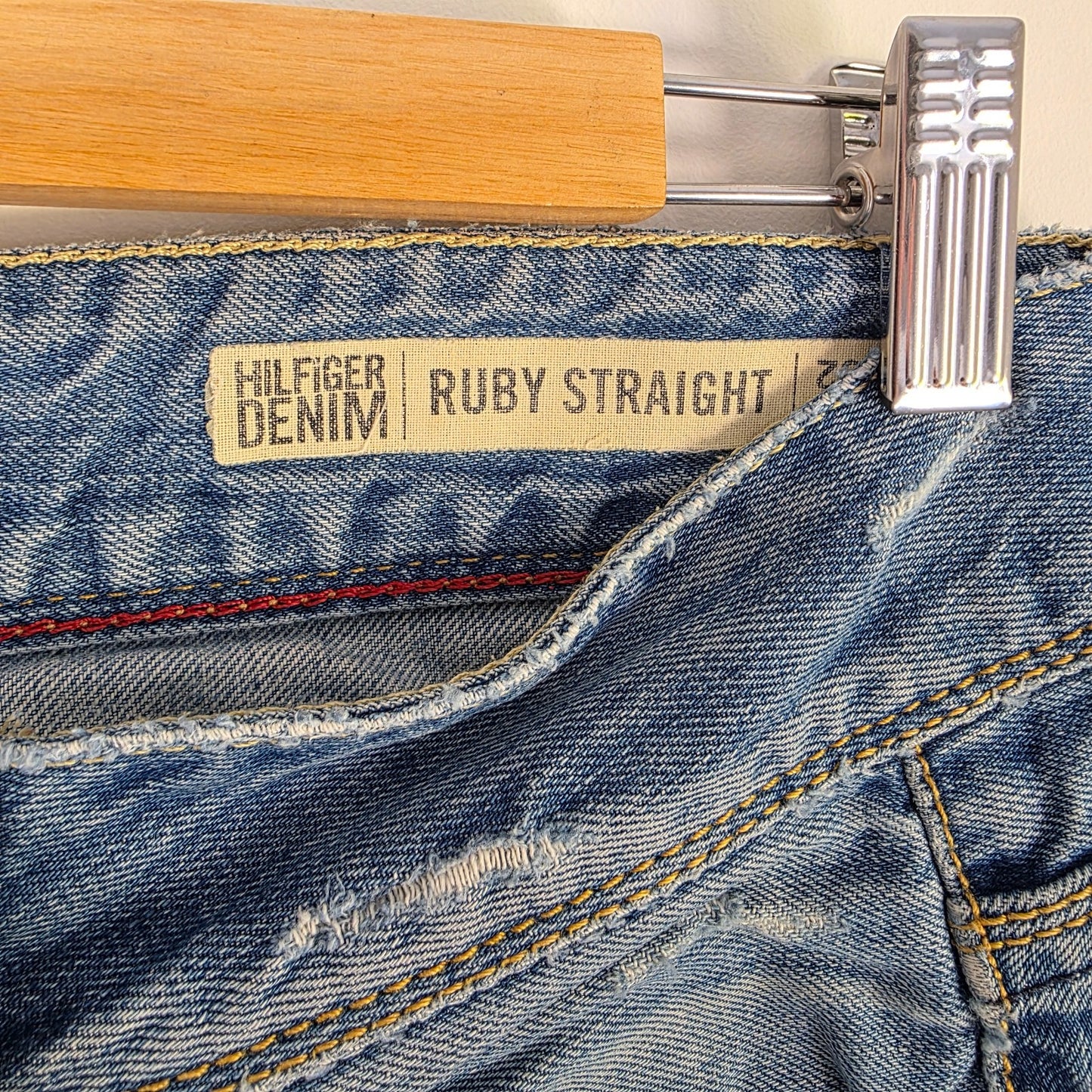 Tommy Hilfiger Ruby Straight Jeans W30 (W28) L30 Blue Y2K Women’s