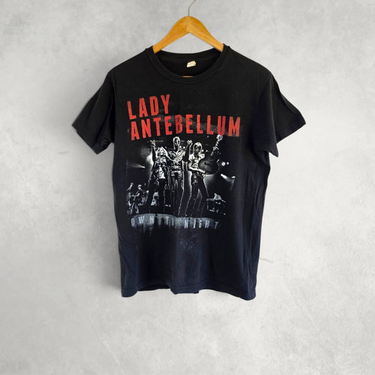 Lady Antebellum Own The Night 2011 Tour T Shirt Black Small Band Tee