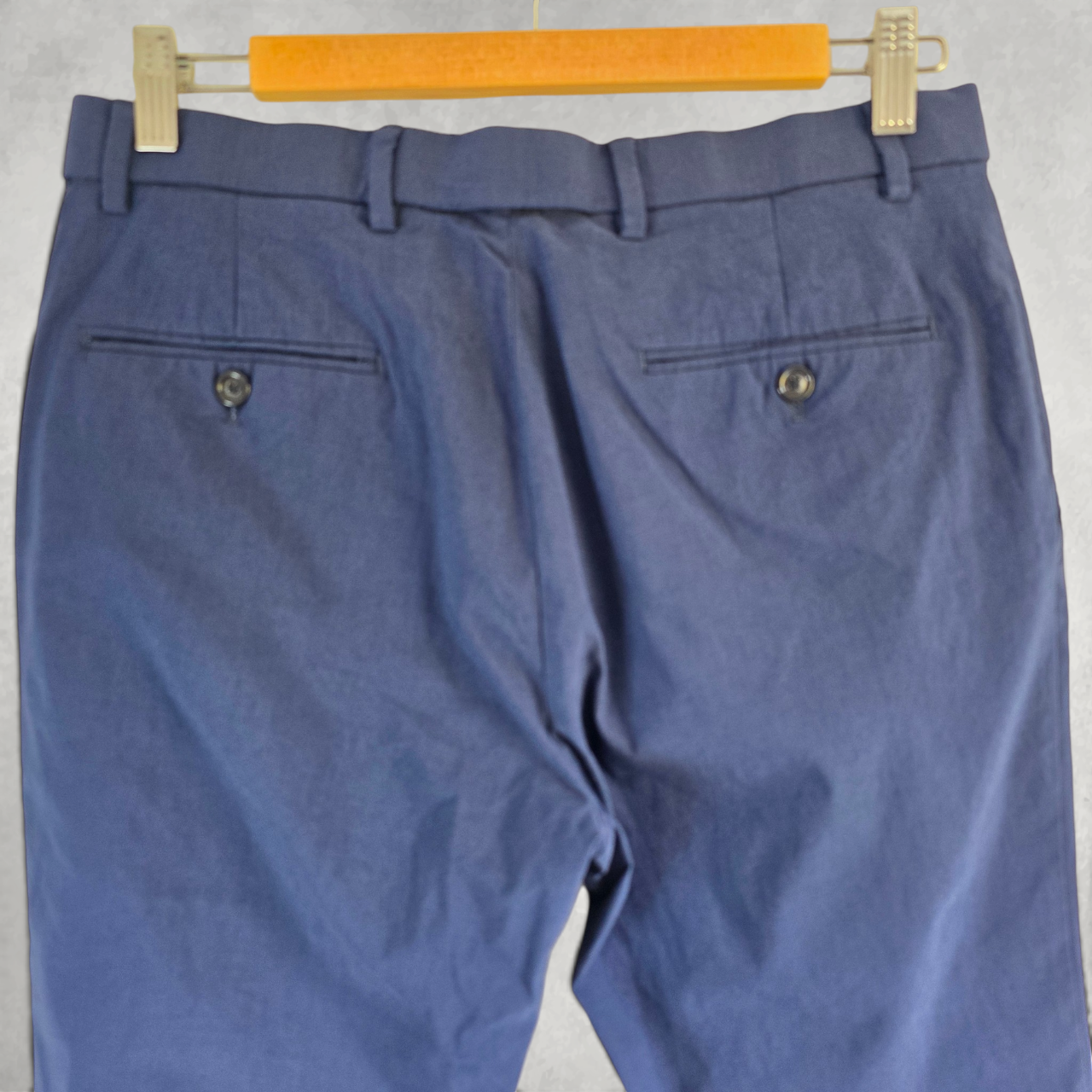 Tommy Hilfiger Men’s Slim Dress Trousers Blue Stretch Smart Formal W30 L29