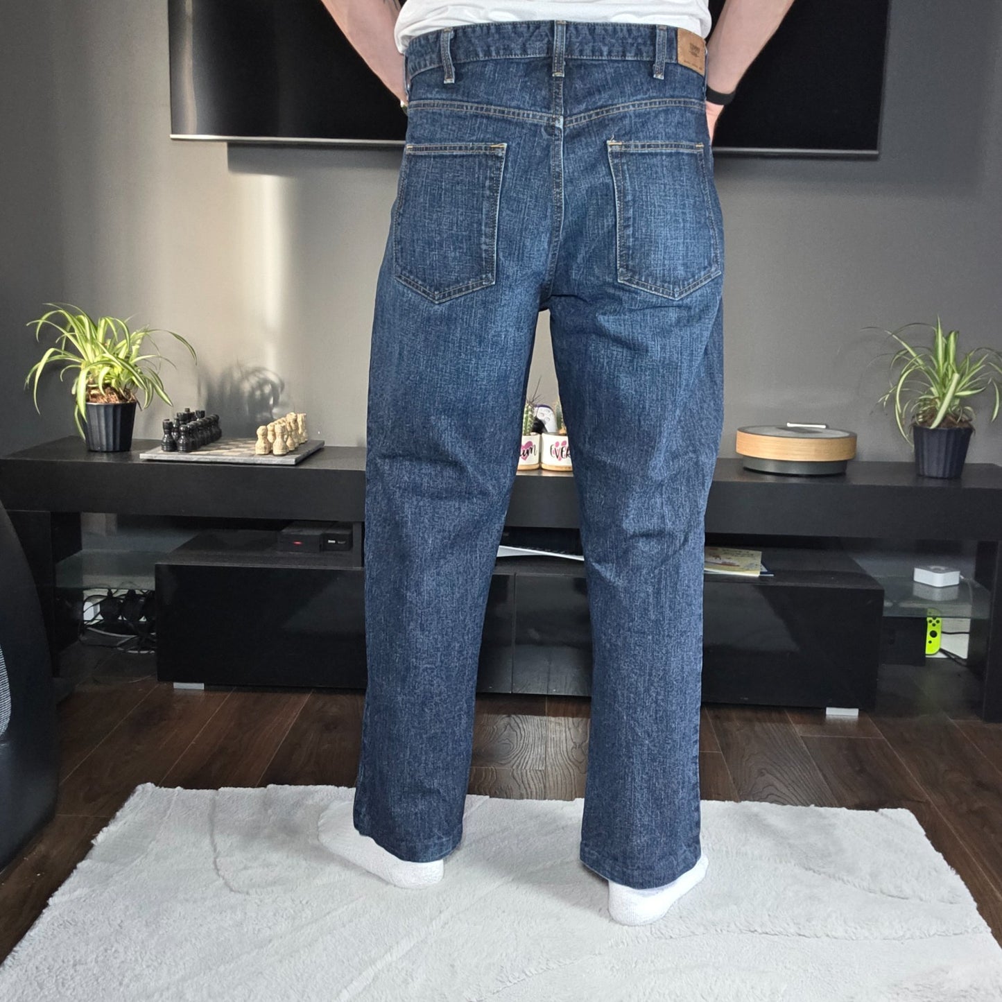 Tommy Hilfiger Classic Straight Leg Blue Jeans Men’s W38 L30 Mexico 100% Cotton