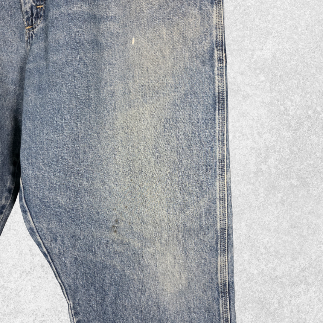 Wrangler Carpenter Jeans W39 L30 (W40 L30 Tag) Relaxed Fit Blue Men’s