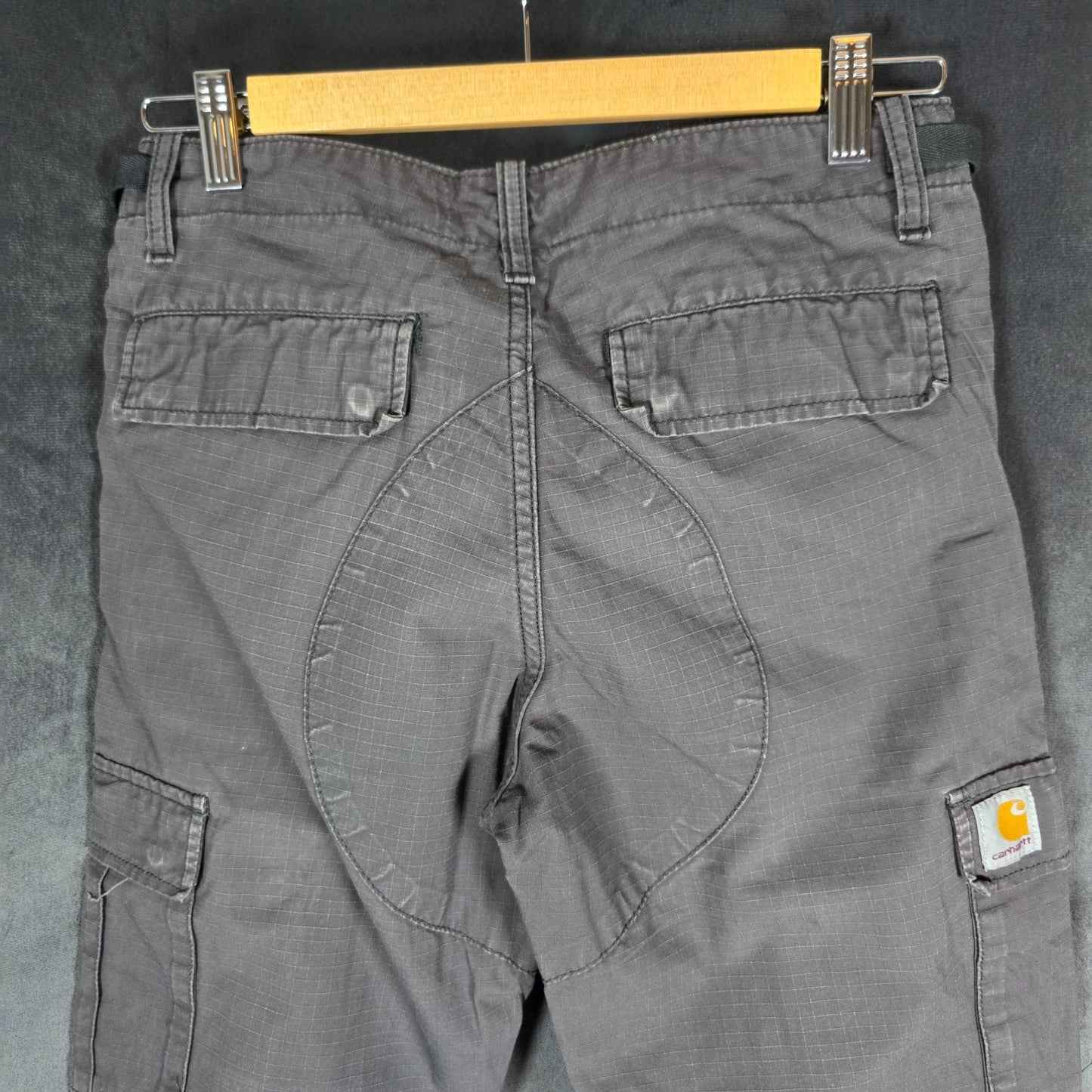Carhartt WIP Aviation Pant Grey Cargo Trousers W27 L30 Utility Workwear