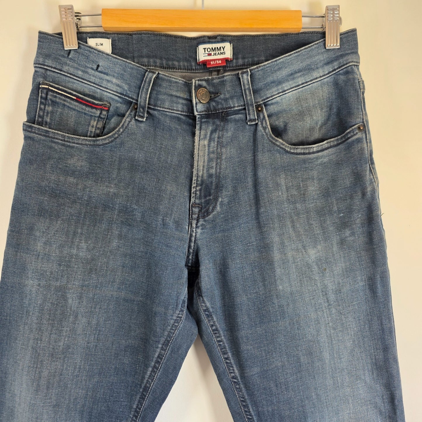 Tommy Hilfiger Scanton Slim Jeans W31 L34 Blue Stretch Denim Men's