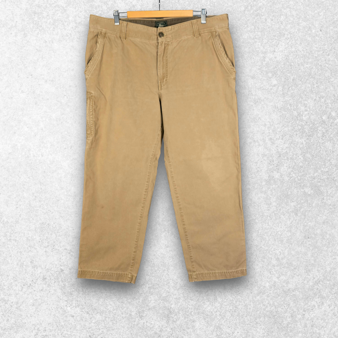 G.H. Bass Carpenter Trousers W40 L28.5 (W40 L30 Tag) Relaxed Beige Men’s