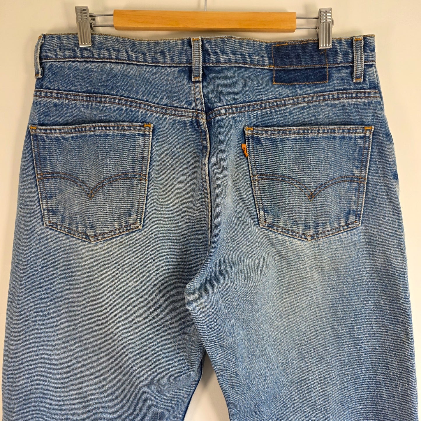 Vintage Levi’s 604 Jeans W35 L32 Blue Orange Tab 90s Men’s Denim
