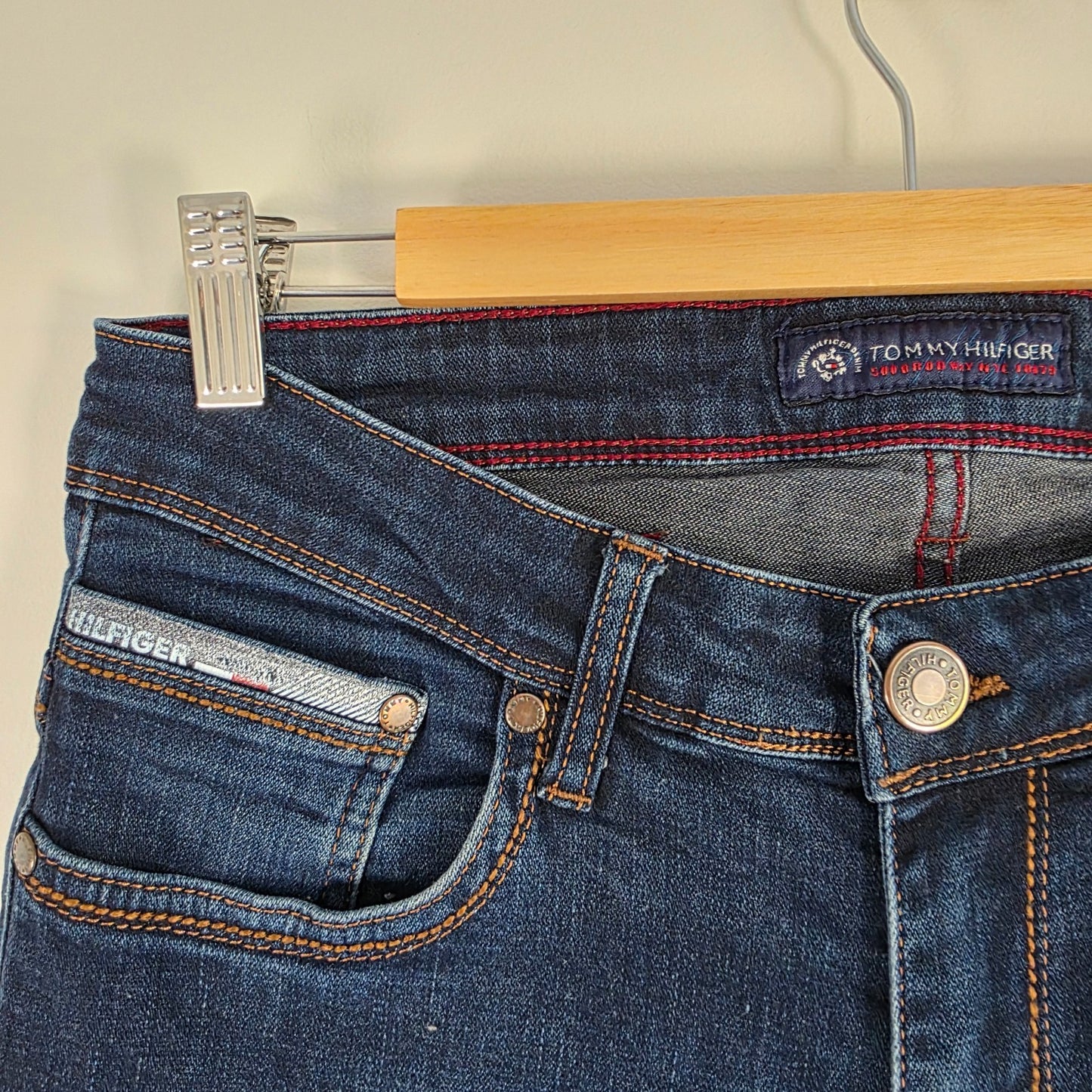 Tommy Hilfiger 397 Jeans W30 Blue Slim Fit Stretch Men's Denim