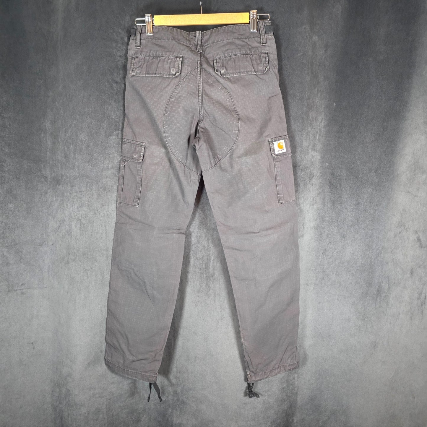 Carhartt WIP Aviation Pant Grey Cargo Trousers W27 L30 Utility Workwear