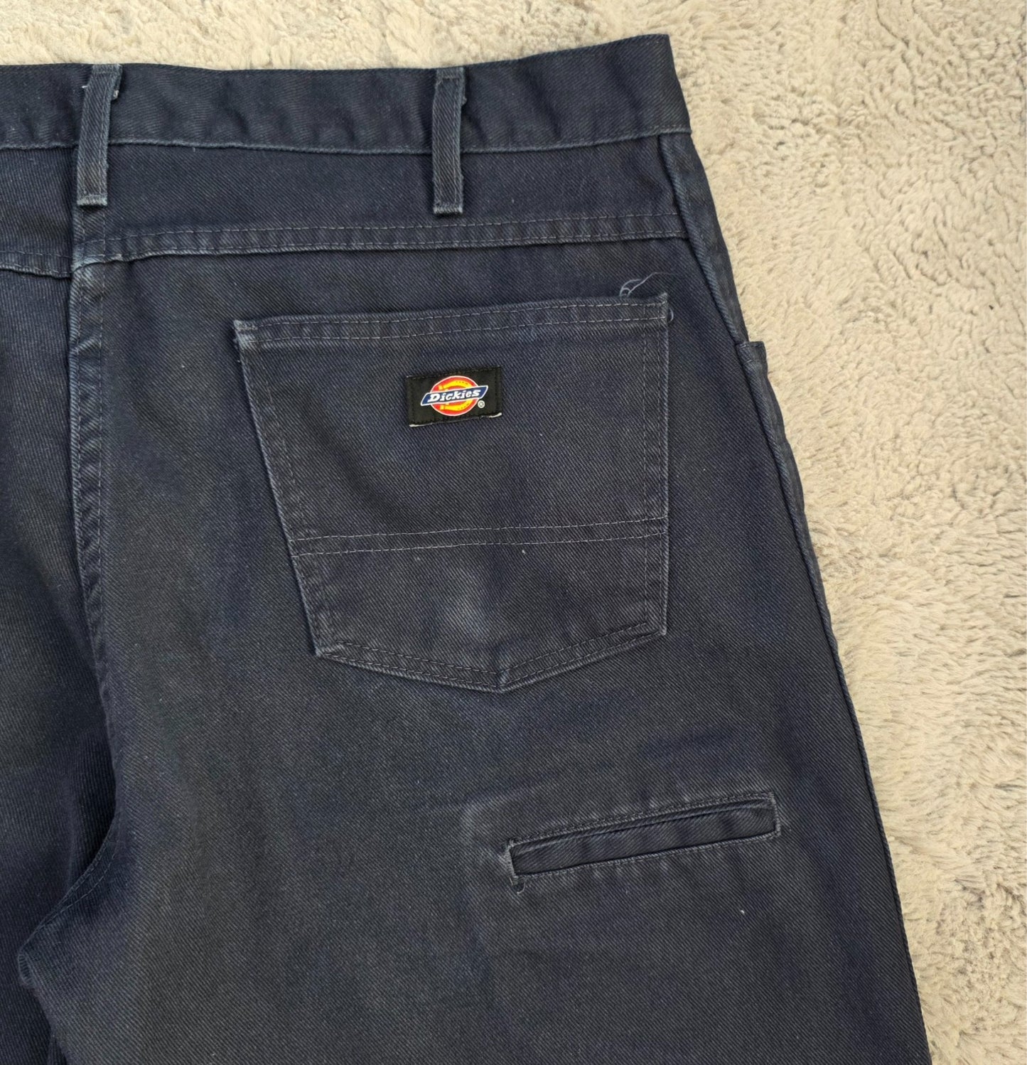 Dickies Workwear Trousers W36 L30 Blue Straight Leg Mexico Men’s